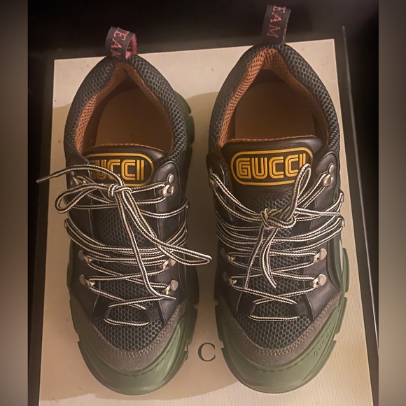 Gucci flash trek green sneaker - Picture 6 of 13